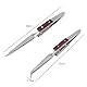 Pinzetten LöTpinzetten 2PCS Industrie Pinzetten Kreuzpinzetten Pinzetten Edelstahl Rostfrei für SchmuckschweißProzesse, Reparatur Elektronischer Teile, KüNstliche Wimperntransplantation