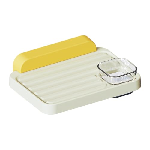 Flache Vogelstange, Design zur Futterkontrolle, sicheres Klettererlebnis, Harzkonstruktion, mühelose Reinigungslösung, Flache Stange für Vögel | -Standstation | Papageienspielplatz, Käfigzube