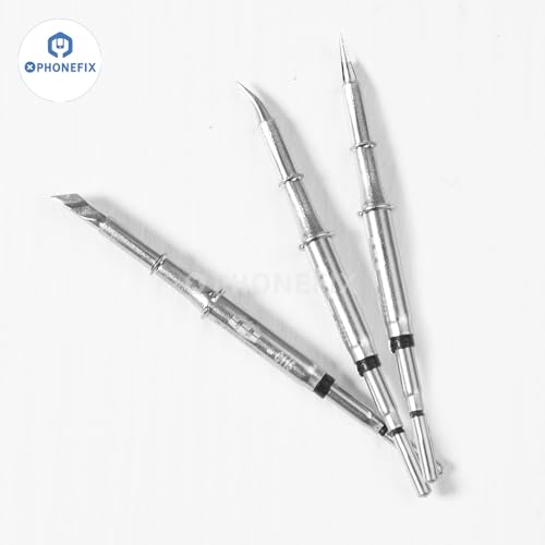 Image of C115-I /IS /K Soldering Iron Tips, Pointed /Curved /Knife Cartridges, Suitable for NT115 Handle, For JBC GVM OSS Aixun Soldering Station Replacement Welding Tip Head PHONE Repair Tools (C115-I /IS /K)