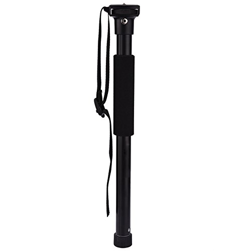 Akozon Mono Pod, Stabilizzatore Retrattile per Supporto per Fotocamera in Lega di Alluminio Mono Pod Fotografia in Piedi per DSLR e DV