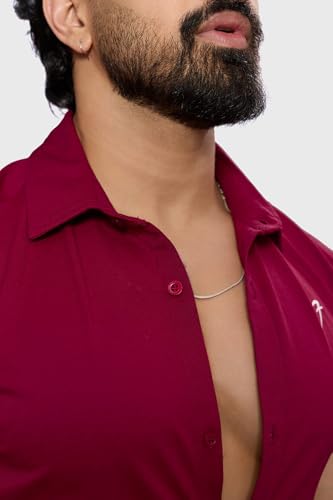 Image of FUAARK Mens Slim Fit Breathable, Lightweight & Stretchable Shirt for Casual wear
