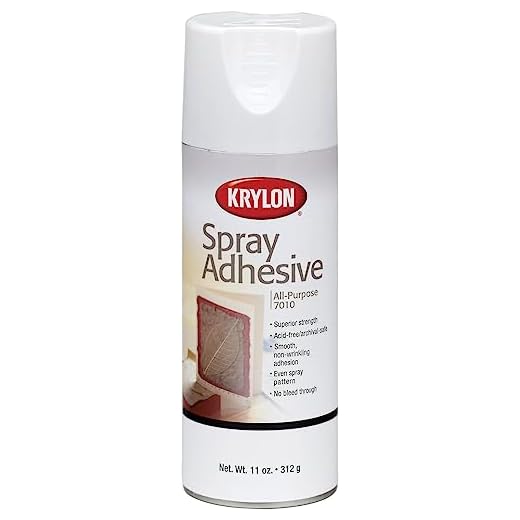Krylon K07010 11-Ounce All-Purpose Spray Adhesive , White