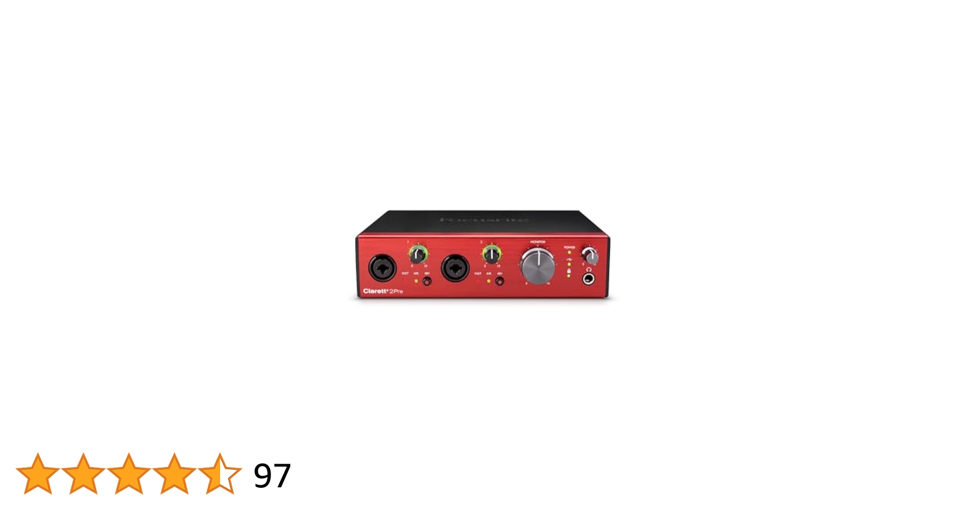 CLARETT 2 Pre USB /10イン/4アウトFocusrite Clarett+ 2Pre | Focusrite