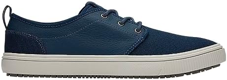 TOMS Men's Carlo Terrain Sneaker, Dark Indigo Canvas and Leather, 11.5 | Image 4