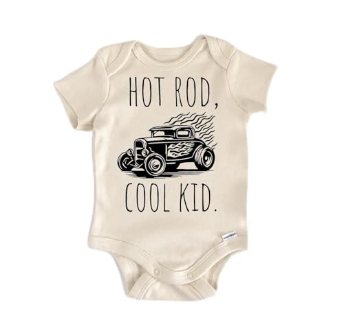 Hot Rod Muscle Car - Baby Boy Girl Clothes Infant Bodysuit Funny Cute Newborn