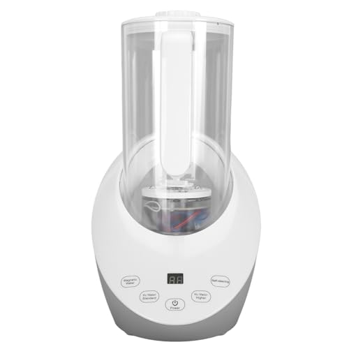 Qcwwy Potador de Agua de Hidrógeno 1600 Ml Generador Agua Hidrógeno Seguro para el Uso la Salud para el Hogar la Familia PC ABS Silicona Ti