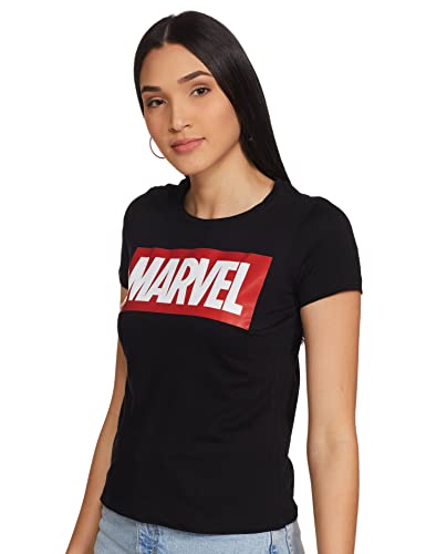 Image of Marvel Women Round Neck Short Sleeves T-Shirt