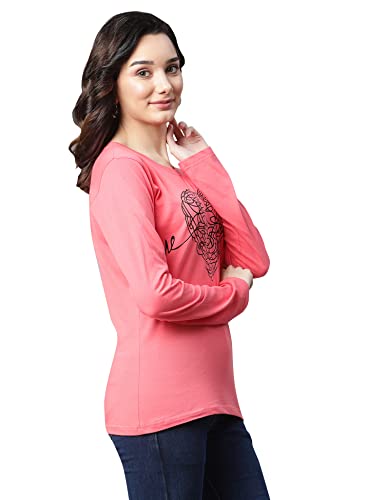 Image of OM SAI LATEST CREATION Women's Plain Lycra with Plain Design on HaOSLC-Sleeve Regular Fit Office wear,Casual wear Top