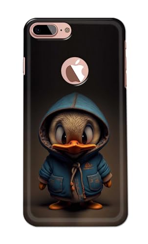 Image of PRINTFIDAA Printed Hard Back Cover Case for Apple iPhone 7+ Plus Logo | iPhone 8+ Plus Logo Back Cover (Animated Duck) -112