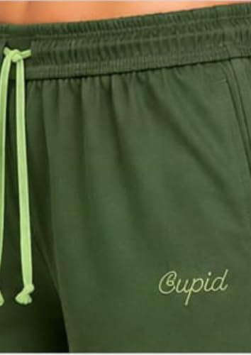 Image of CUPID Women Smart Slim Fit Easy Wash Cotton Cargo Pants