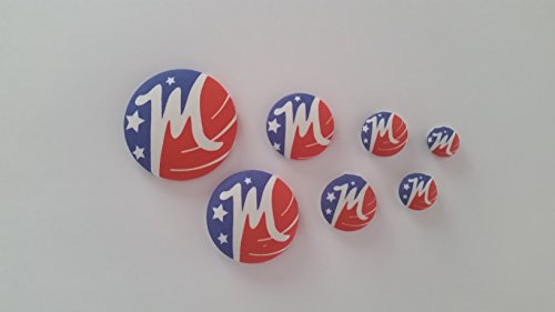 100 Buttons to Cover Self Cover Buttons with Flat Backs - Size 24 with Tool