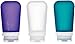 humangear 'GoToob' 3er Pack 100 ml transp./violett/türkis, 071103, " Einheitsgröße