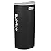 Ex-Cell Kaleidoscope Collection Recycling Container - Square Container With Plastic Lid - Black - Black