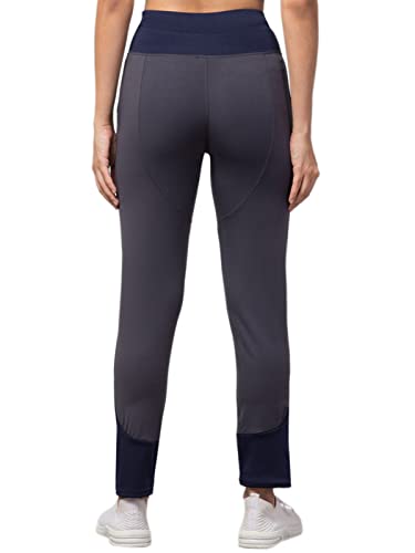 Image of BLUECON Women's Slim Fit Polyester Trackpants (Combo Pack of 2)