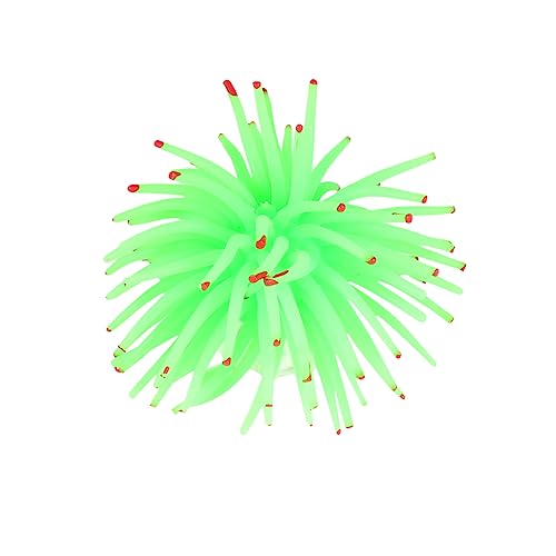 水生サンゴ 水槽用アクアリウムアクセサリー 水族館 水槽の装飾 水槽用水槽ライト サンゴの装飾 水槽の付属品 魚 リーフ ウニ コーラル 海 シミュレーションサンゴ Green