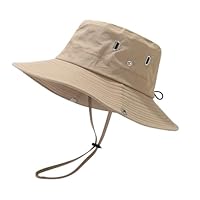 VICUTU Sonnenhut Damen,Sommerhut Damen,Fischerhüte Faltbar, Outdoor Wanderhut UV, Für Strand,Park,Camping,Picknick,Reisen
