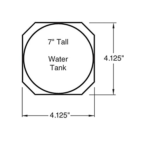 Walthers Cornerstone Ho Scale Steel Water Tank Structure Kit Grey, 8 #TOP3