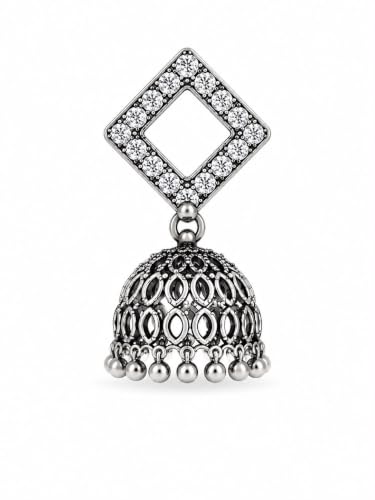 Image of Mirakii Jewels 16 Pair Traditional Premium Jhumka Set with Gift Box
