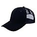 ZH 12 Pack Mesh Trucker Hats, Bulk Baseball Caps for Men and Women, Trucker Cap Wholesale Black