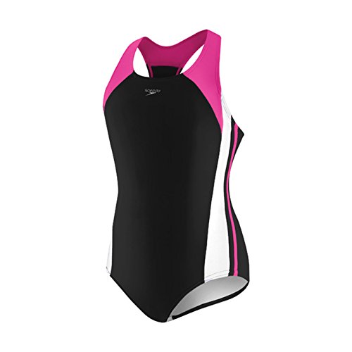 Image of Speedo Girl's Swimsuit One Piece Infinity Splice Thick Strap