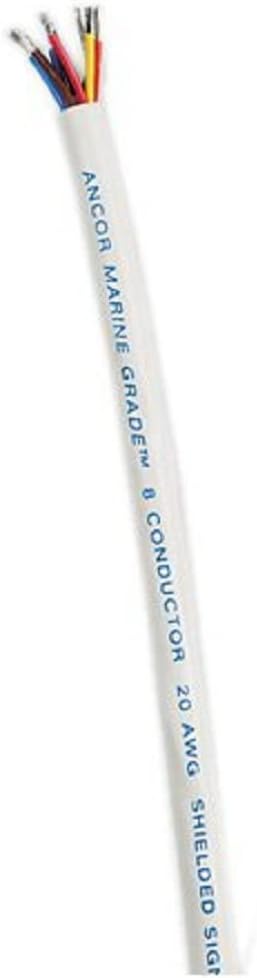Ancor 158025 Signal Cable, 20/8 AWG (8 x 0.5mm2), Round - 250ft