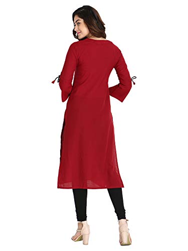 Image of DHRUVI TRENDZ Women's Rayon Kurta