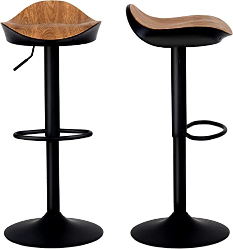 Set Mesa Y 2 Taburetes YELLOO LIGNANO Para Cocina O Bar - Negro, Estructura Metal Y PVC