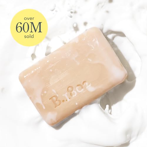 Image of Beekman 1802 Goat Milk Soap - Moisturizing Hand & Body Soap Bar with Shea Butter & Botanical Oils, Triple-Milled, Non-Drying, Made for Sensitive Skin, Juicy Peachy Lychee 9 oz