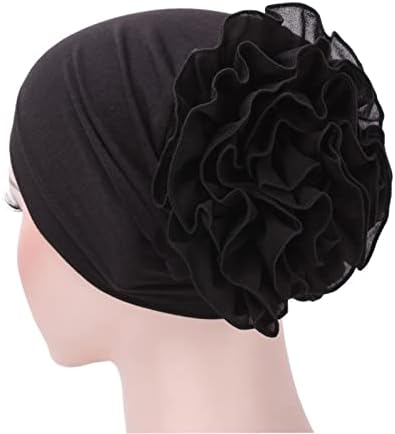 Cappello Turbante Con Fiore Per Donne - Morbido E Confortevole - Foto 3