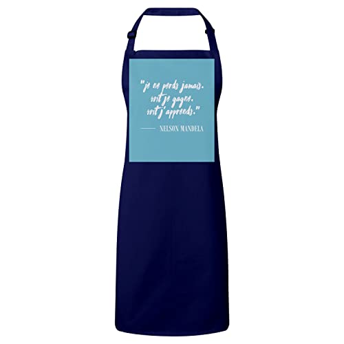 Tablier cuisine premium Mandela idée cadeau originale pour cuisinier