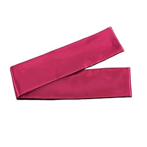 Soft Dames Eyeshade Bandage Eye Mask Oogschaduw Cover Band for Lingerie Accessoires (Color : Rose Red)