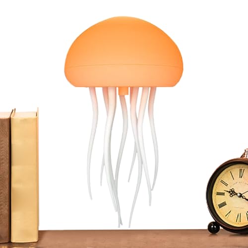 クラゲライト,RGBグラデーションクラゲLEDナイトランプ ボイスコントロール,水槽 リビングルーム 教室用 装飾照明 - アクセント照明 快適空間演出