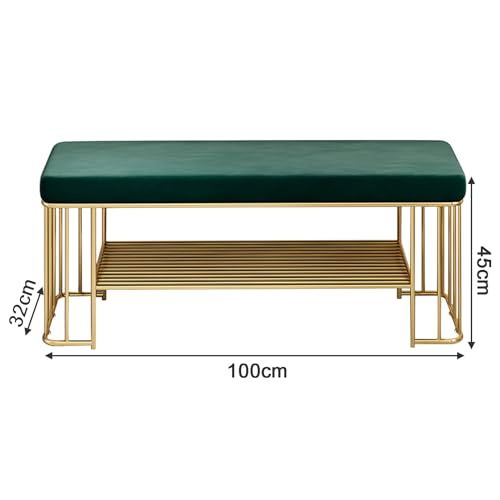 Organiseur à 2 niveaux et banc à chaussures pour entrée moderne - 4