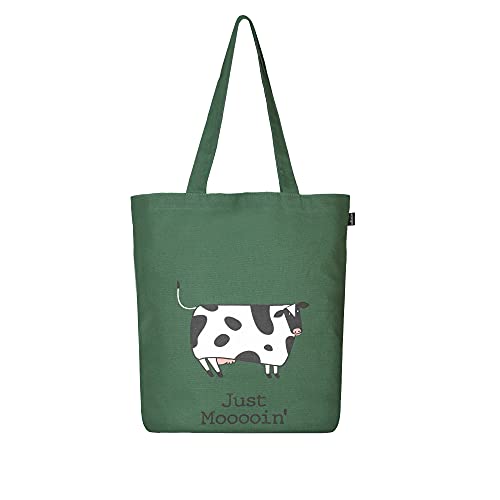 Eco Right Tote Bag De Algodón, Bolso Mujer Ecológica, Bolsa Tela Cremallera Para El Playa, Viajes, Compras, Uso Diario