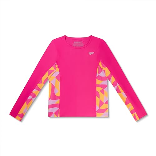 Image of Speedo Girl's Uv Swim Shirt Long Sleeve Rashguard