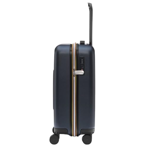 K81372W COL K89 Sac trolley unisexe en polycarbonate bleu foncé