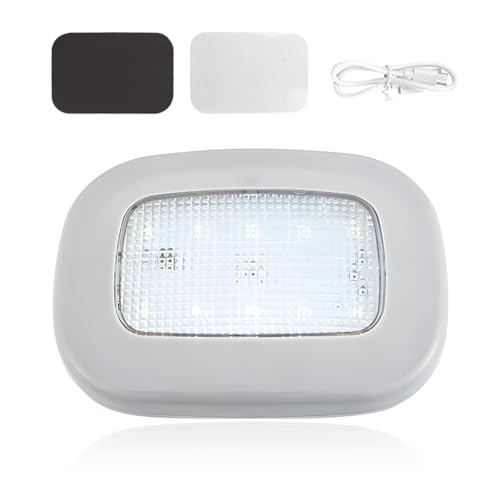 Luz de Techo Interiores para Auto con 10 LEDs, Recargable USB miniatura 1