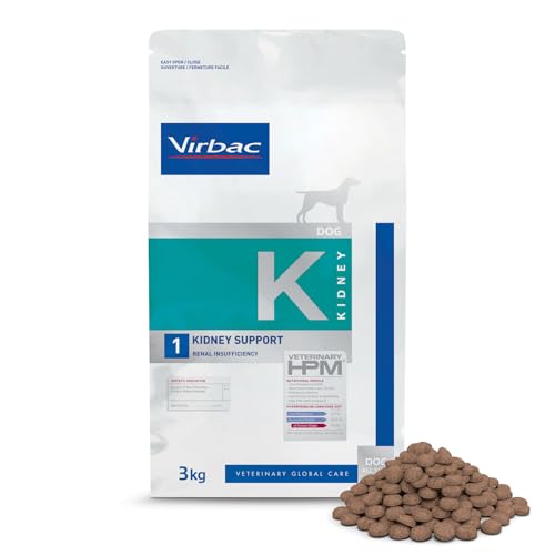 Virbac Veterinary HPM Dog Kidney Alimento per Cani, Sacchetto da 3 kg, Taglia S