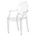 Kartell Kinderstuhl, Plastik, Transparent, 39 x 63 x 37 cm