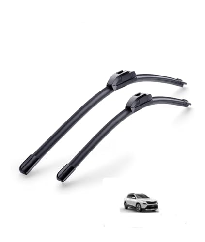 Image of AWB Frameless 24 inch18 inch All-Season OE Replacement Wiper Blades Compatible with Skoda Kylaq(Pack of 2)