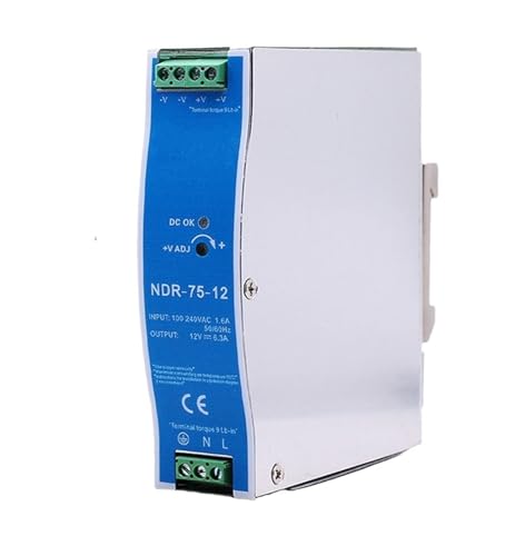 Alimentation à découpage NDR-150W-12V industrielle boîtier métal sortie unique
