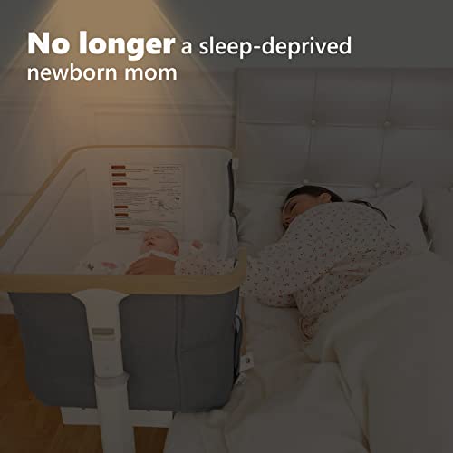 Vavasoo BC106C-LGR Rocking Bassinet Electric Baby Bassinet Automatic 3 Rocking Motion Bassinet Bedside Sleeper thumb #6
