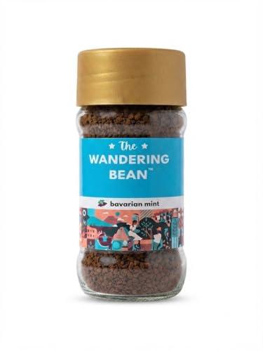 Image of The Wandering Bean Blend Rich & Smooth Bavarian Mint Instant Coffee (100 Grams) Gift Festive, Best Gift Hamper
