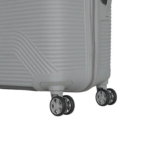Image of American Tourister Kamiliant Set of 3 Small - 55 Cm, Medium - 68 Cm & Large - 79 Cm Polypropylene Hard 4 Wheeler Spinner Trolley Bag Luggage Trolley (Grey)