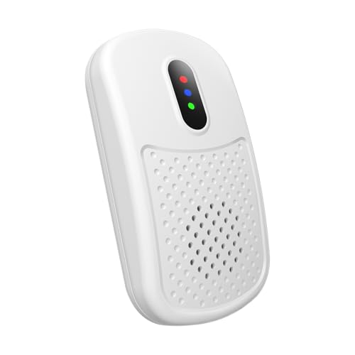 Ultraschall Mäuseabwehr Mäusevertreiber Mäuseschreck - Dual-Frequenz Schädlingsbekämpfer gegen Ratten, Kakerlaken, Insekten | ABS (Weiß)