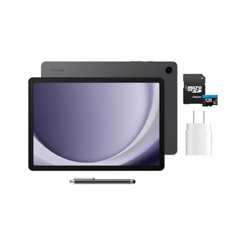Samsung Galaxy Tab A9+ 64GB (2024) 11” Android Tablet + 128GB SD Card + Stylus Pen + 25W Super Fast Charger – Graphite(US Version)