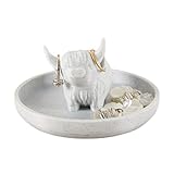 o Decorativo Incantevole: Questo porta anelli cartone animato è un pratico organizzatore di gioielli e un elemento decorativo visivamente accattivante per la scrivania. Permette di riporre ordinatamente gli anelli e dona simultaneamente un caldo tocco rustico ad ambienti come la toeletta del bagno o il mobile della camera, unendo in modo impeccabile utilità e appeal estetico.