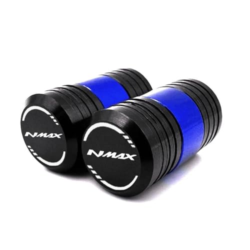 Ventileinsatzkappen Für Yamaha Nmax N-max 125 155 NMAX125 NMAX155 2020 2021 2022 2023 Motorrad Reifen Ventilkappen(Blu)