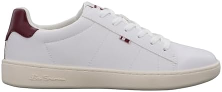 Ben Sherman Men's Hampton, White/Tibetan Red/Whisper White, 9.5 M US | Image 5