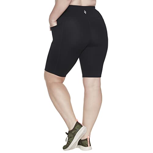 Skechers-Womens-Go-Walk-High-Waisted-10-Bike-Short Skechers-Womens-Go-Walk-High-Waisted-10-Bike-Short